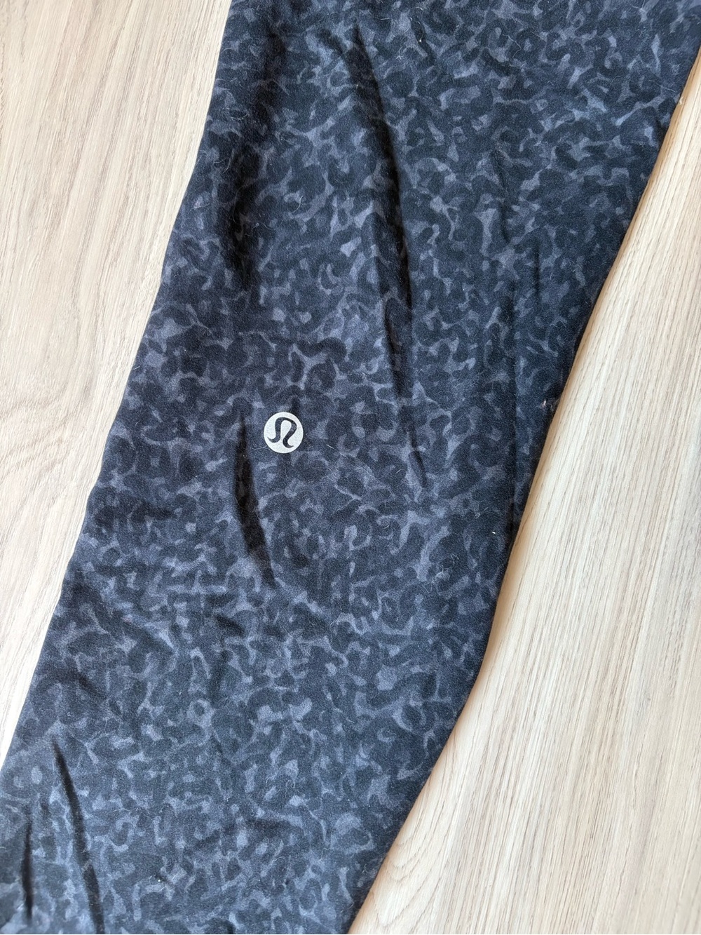 lululemon athletica Black & Charcoal Patterned Leggings
